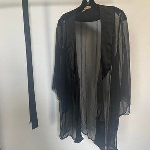Samantha Chang Sheer Silk Kimono